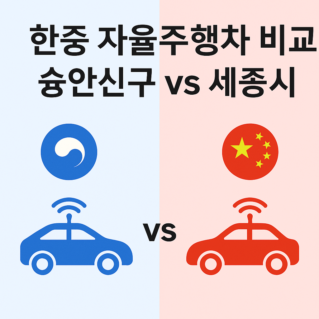 한중 자율주행차 비교