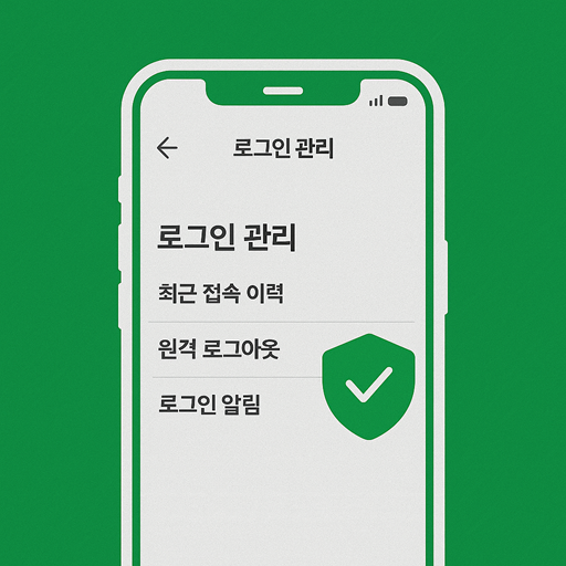 네이버 최근 접속 이력 확인하는 방법