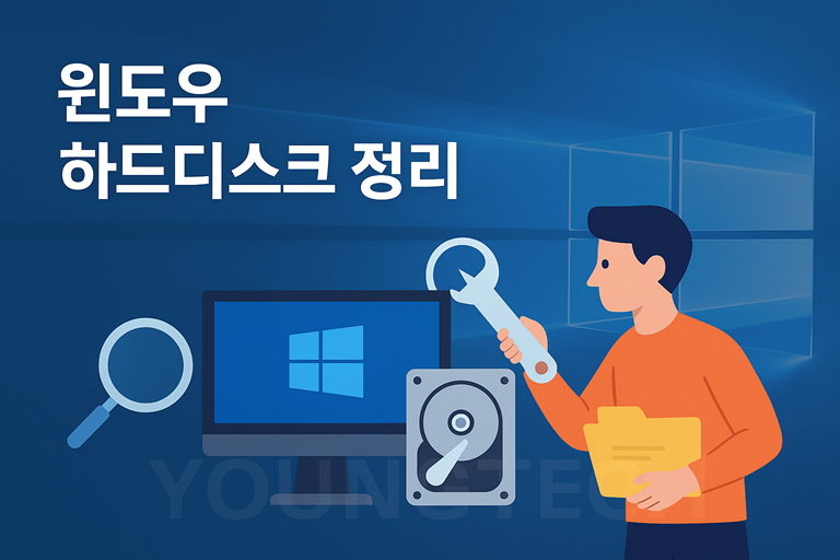 윈도우 하드디스크 정리