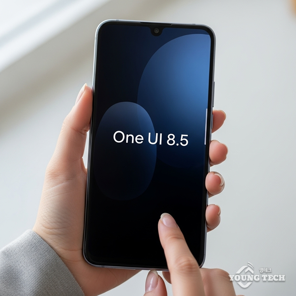 스마트폰 화면에 One UI 8.5